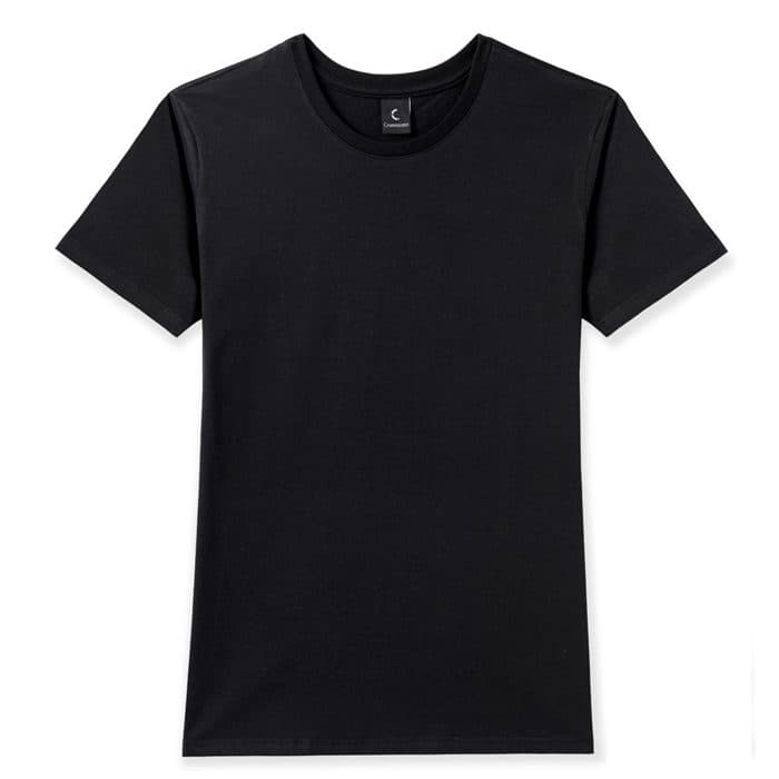 Camiseta Básica Preta 100% Algodão — M