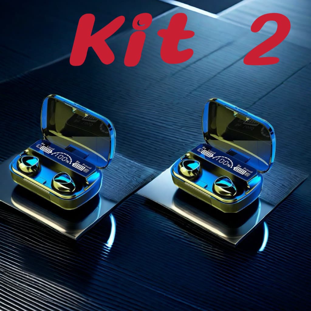 Kit • 2 fones M10 TWS 5.1