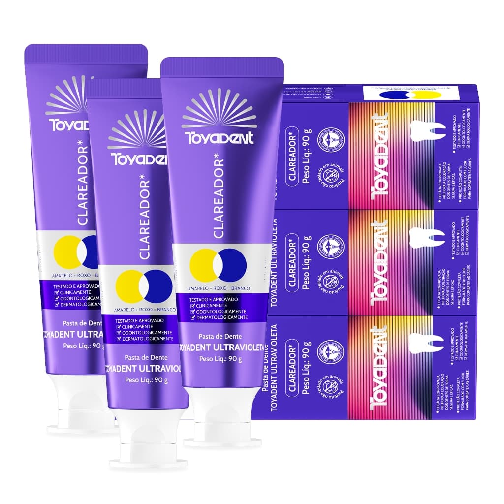 Kit • 3 pastas de dente Toyadent