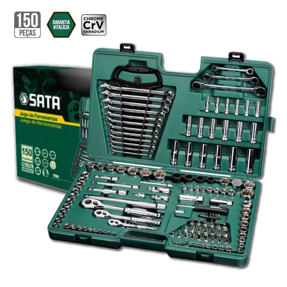 Kit de ferramentas SATA ST09510SJ • 150 peças