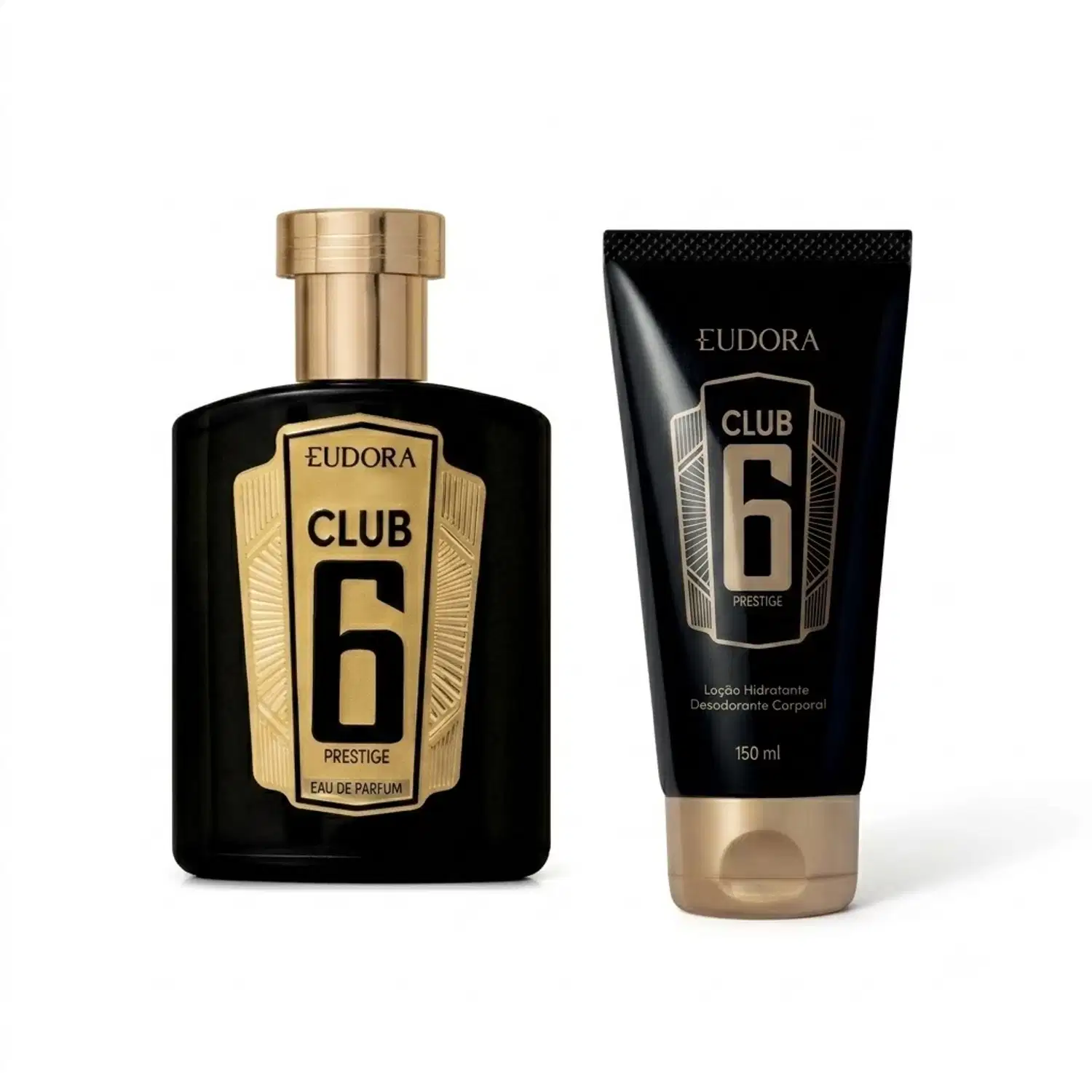 Combo Eudora Club 6 Prestige • perfume 95ml + loção 150ml