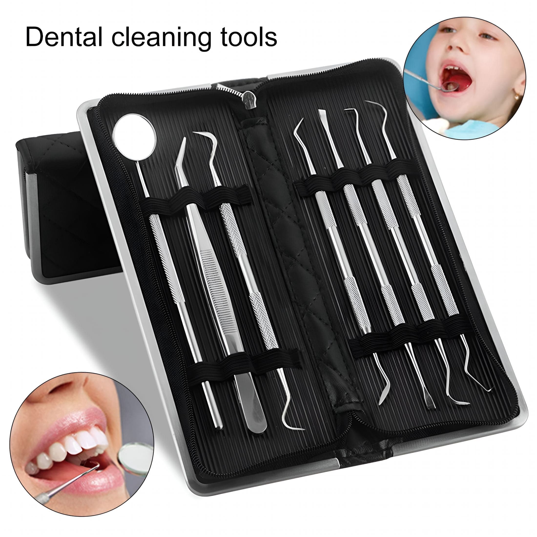 Kit • 16 peças para limpeza de dentes