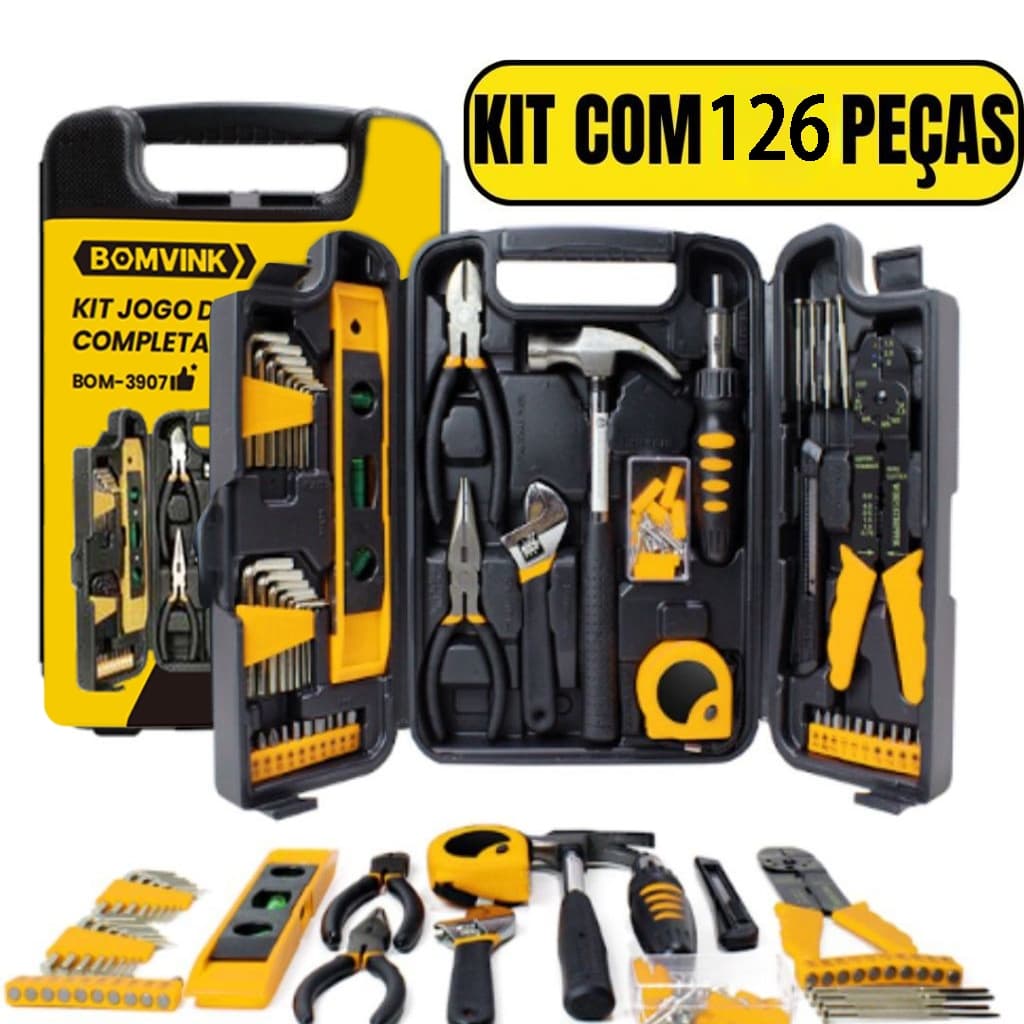 Kit de ferramentas • 126 peças